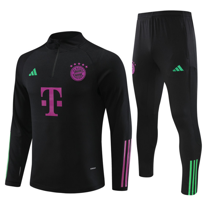 23/24 Bayern Munich kids black training suit