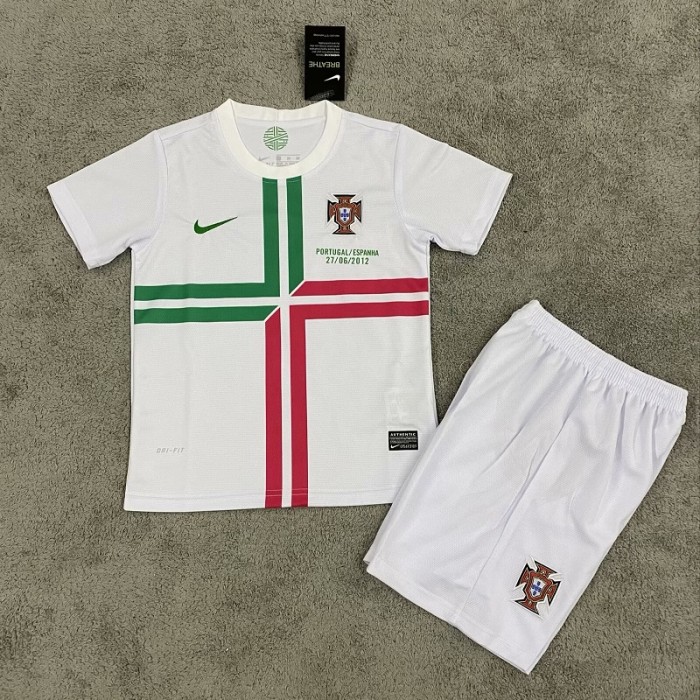 Retro 2012 Portugal Away kids kit