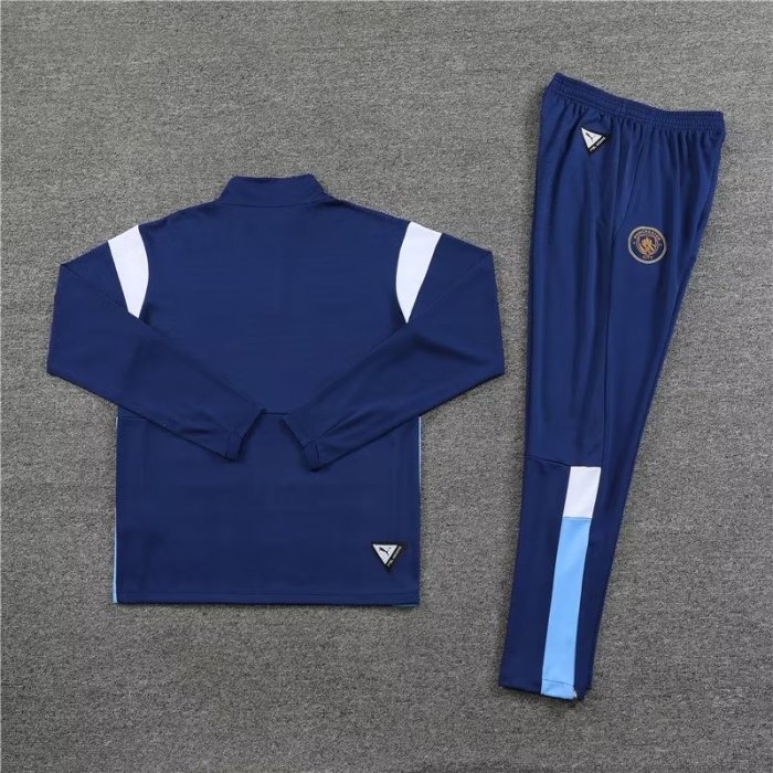 23/24 Manchester city kids Royal blue training suit