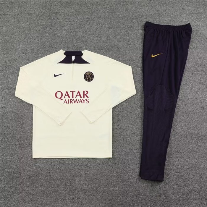 23/24 PSG kids white training suit