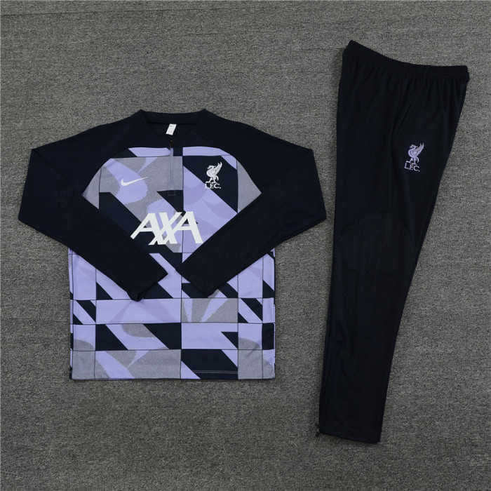 24/25 Liverpool kids purple training suit
