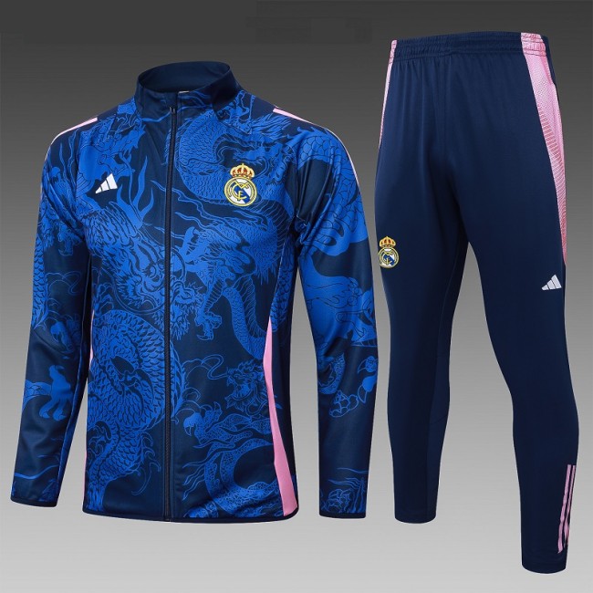 24/25 Real Madrid kids Blue jacket