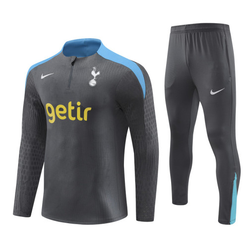 24/25 Tottenham Hotspur kids dark grey training suit