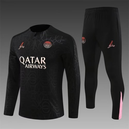 24/25 PSG black Jordan training suit