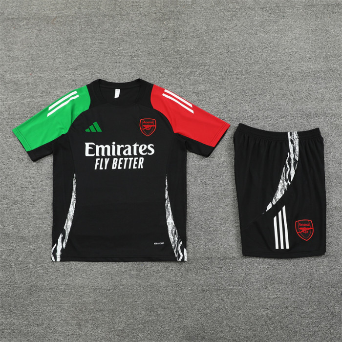 24/25 Arsenal kids Short sleeve black training suit