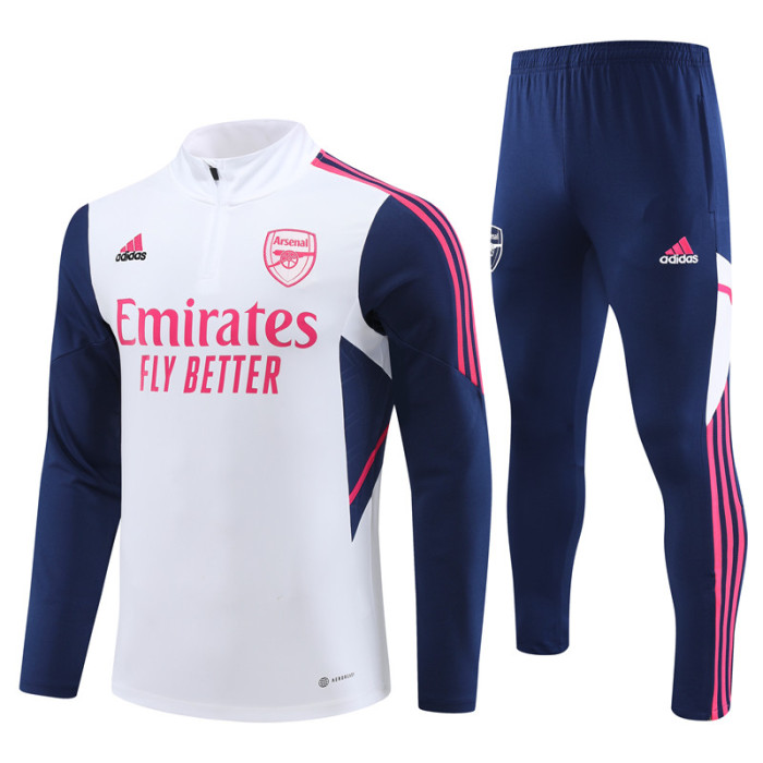 23/24 Arsenal kids white training suit