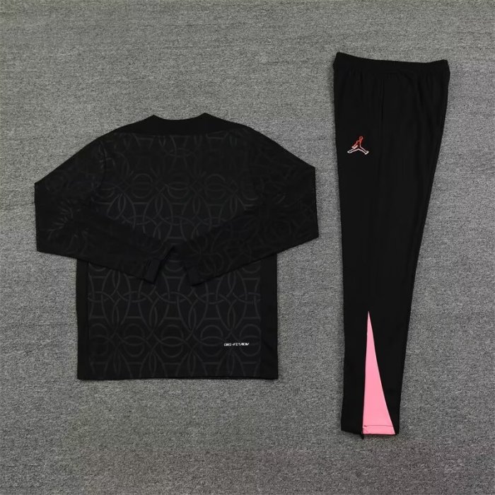24/25 PSG black Jordan training suit