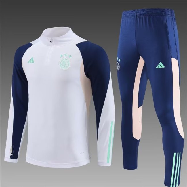 23/24 Ajax kids white training suit
