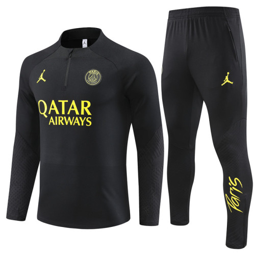 23/24 PSG kids black training suit