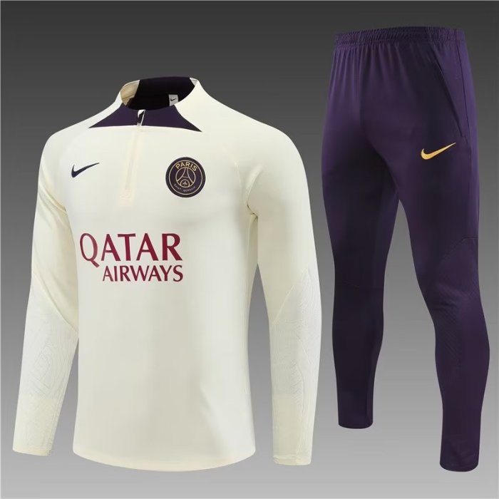 23/24 PSG kids white training suit
