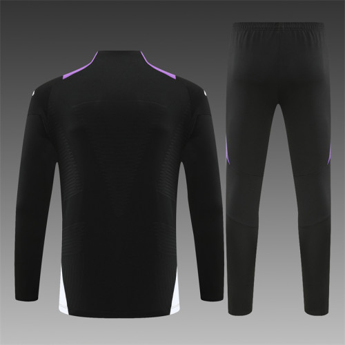 24/25 Real Madrid Adult training suit black Purple