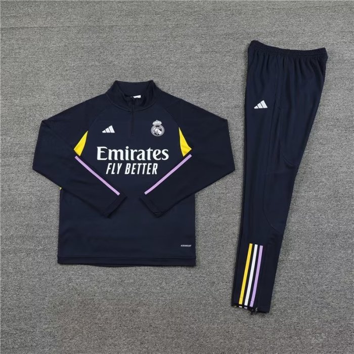 23/24 Real Madrid kids Sapphire blue training suit