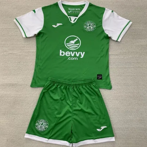 24/25 Hibernian home kids kit