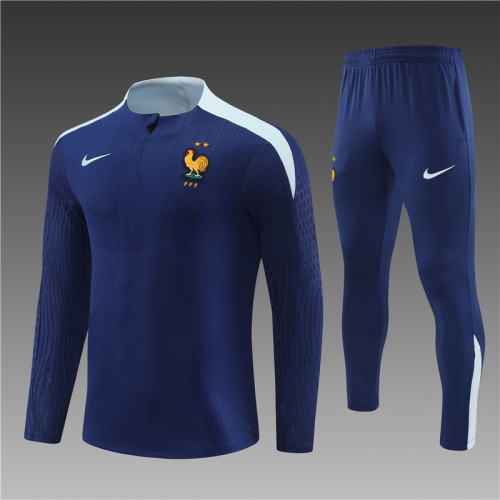 24/25 France training Adult suit Royal Blue