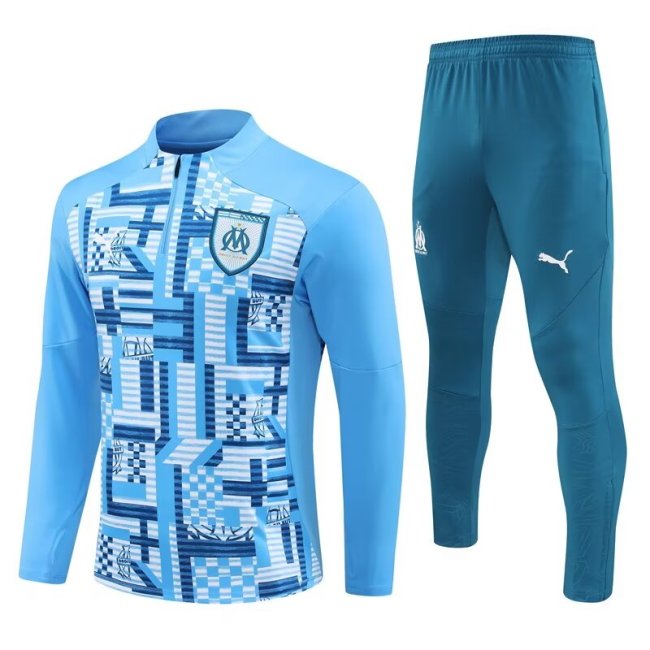 24/25 Marseille kids Light Blue training suit