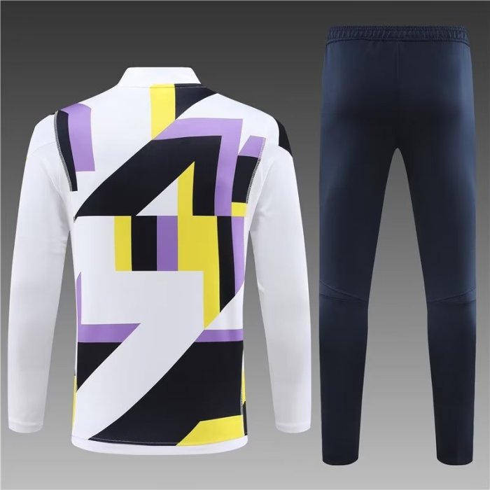 23/24 Real Madrid kids Camouflage white training suit