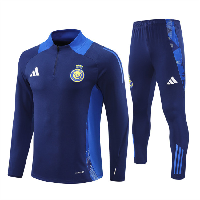 24/25 Al Nassr kids blue training suit