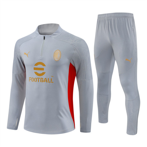 24/25 AC Milan kids grey training suit
