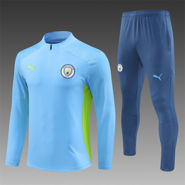 24/25 Manchester city training suit Light Blue