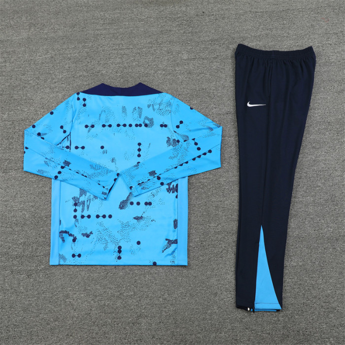 24/25 Chelsea kids training suit Camouflage Blue