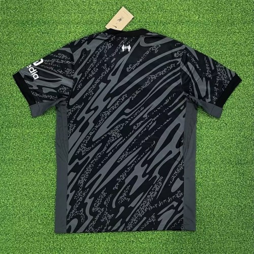 24/25 Liverpool black goalkeeper football Jersey