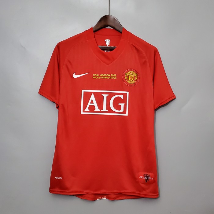 Retro 07/08 Manchester United Champions League version home