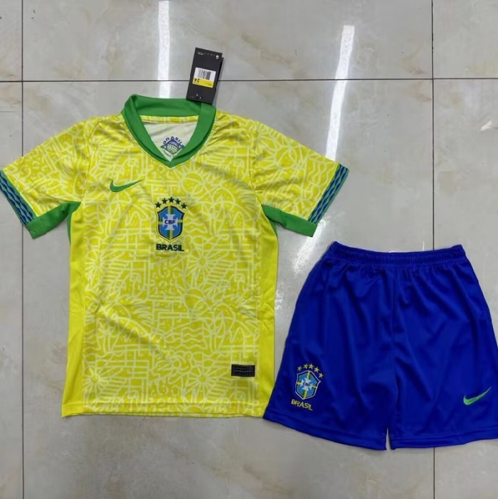 24/25 Brazil home Adult Set
