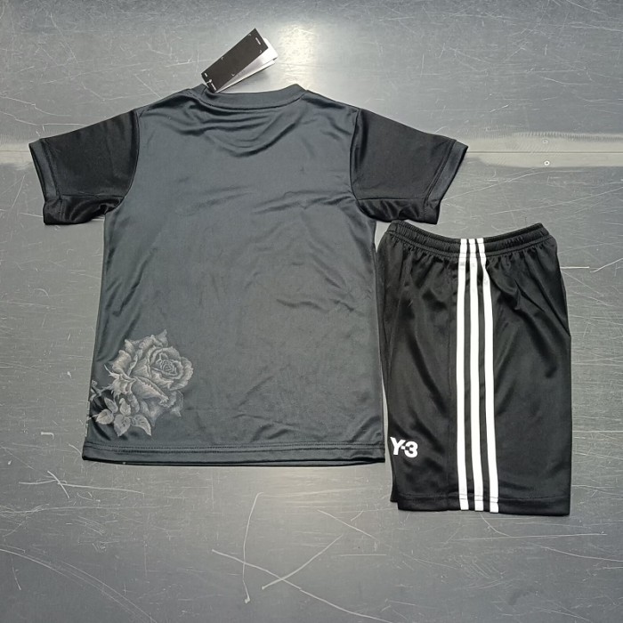 24/25 Real Madrid Y3 Black Rose kids kit