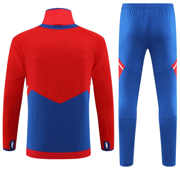 23/24 Bayern Munich red High-Neck training suit