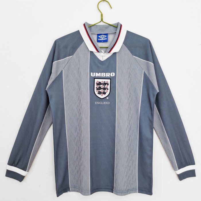 Retro England 1996 away Long sleeve