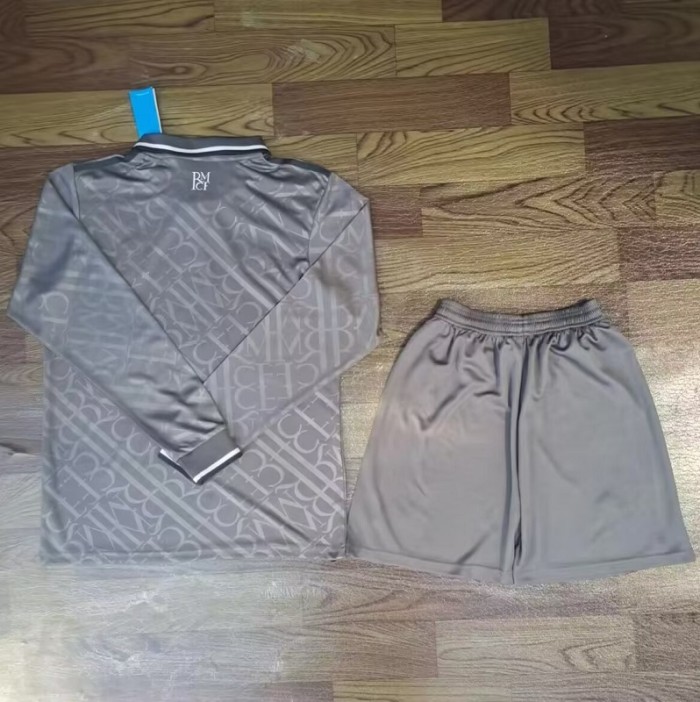 24/25 Real Madrid Long sleeved third Adult Set