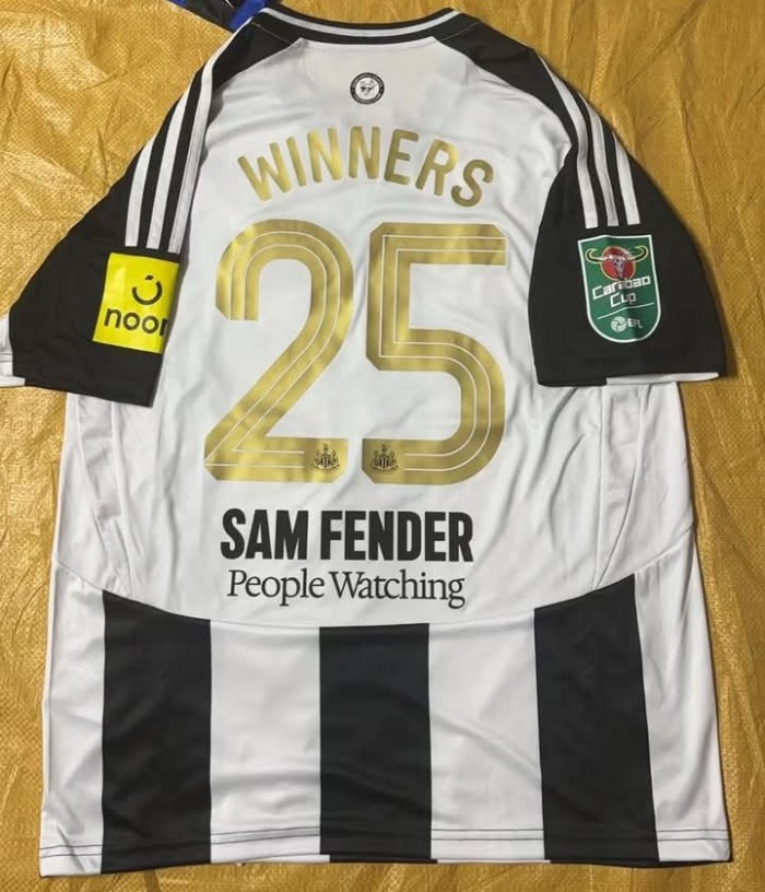 24/25 Newcastle Carabao Cup Winners Shirt