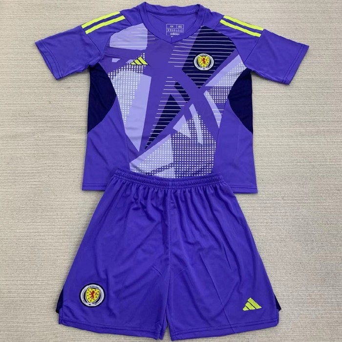 24/25 Scotland Purple Goalkeeper Adult Set