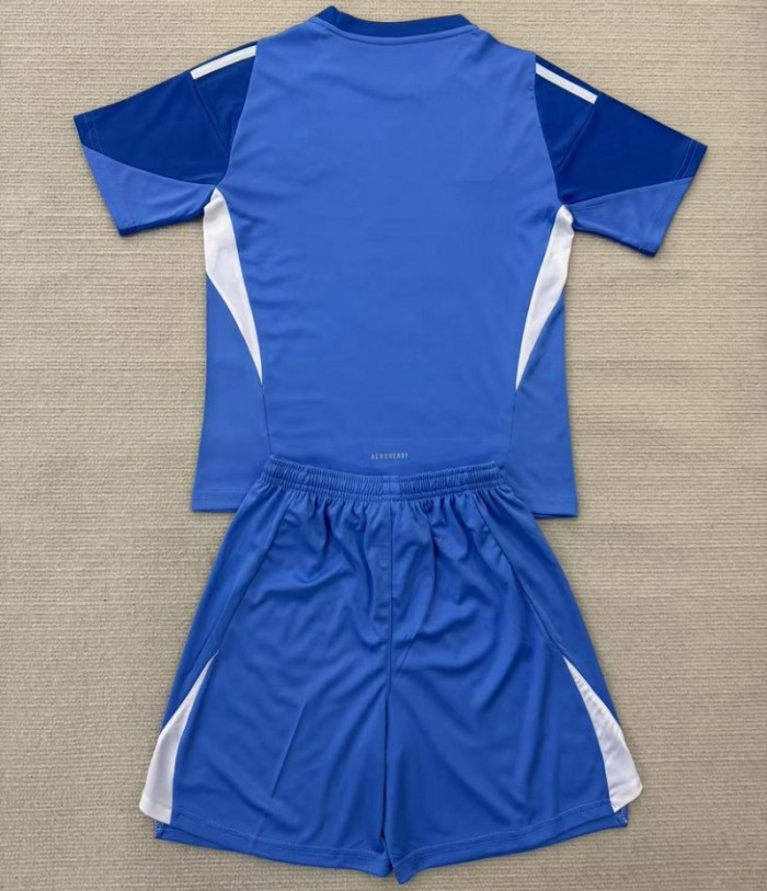 25/26 Real Madrid goalkeeper kids kit blue