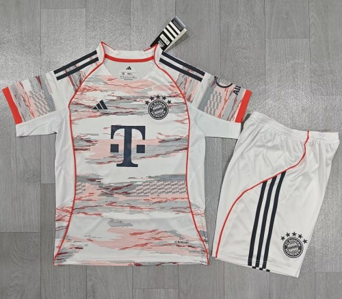 25/26 bayern munich away kids kit