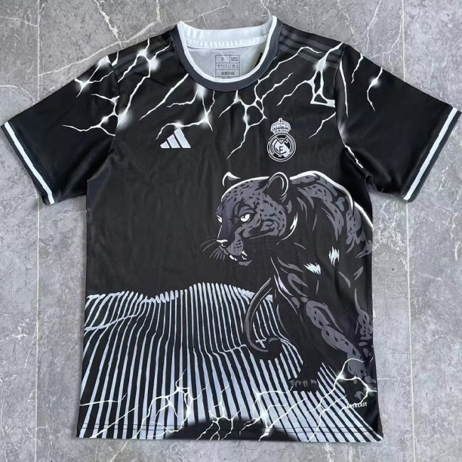 24/25 Real Madrid Cheetah version black white