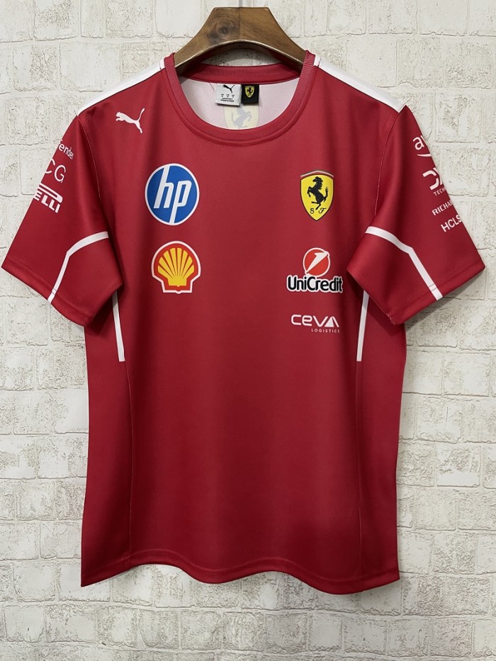 2025 Scuderia Ferrari F1 shirt red