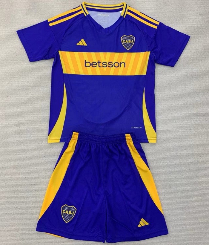 24/25 Boca Juniors home kids kit