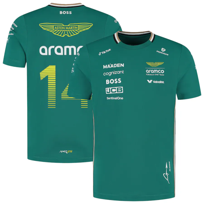 2025 Aston Martin Aramco F1 shirt