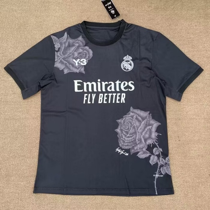 24/25 Real Madrid Y3-black football Jersey