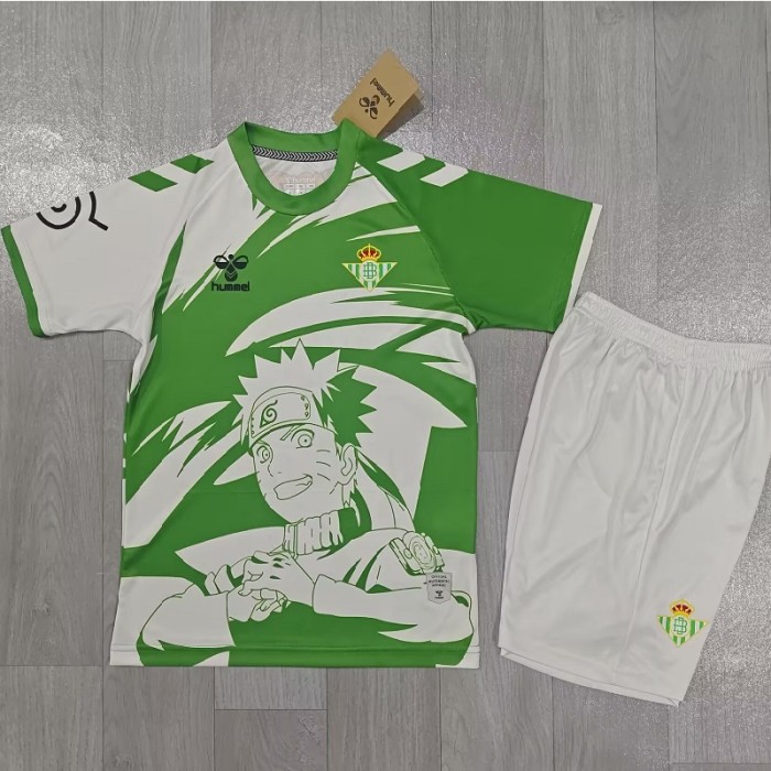 25/26 Real Betis Cartoon version kids kit