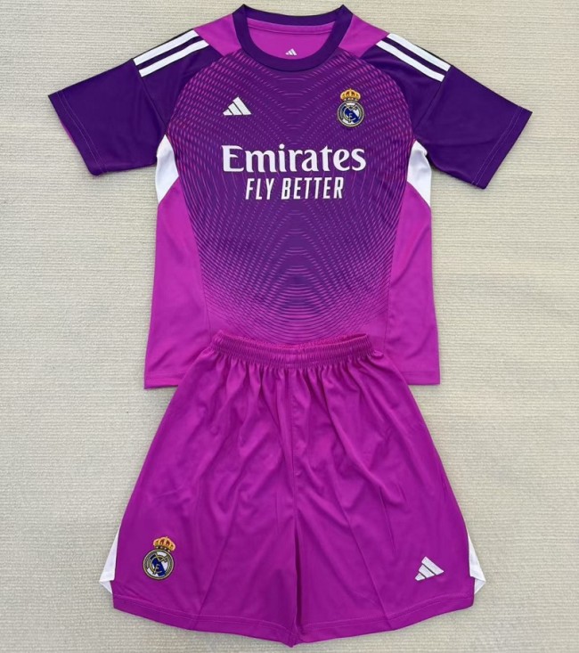 25/26 Real Madrid goalkeeper Adult Set Purple