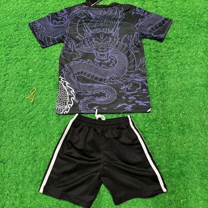24/25 Real Madrid Dragon version kids kit Purple Black