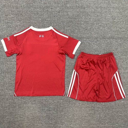 25/26 liverpool home kids kit