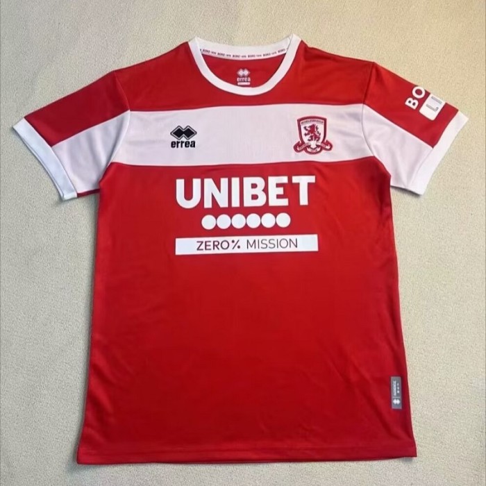 24/25 Middlesbrough home football jersey