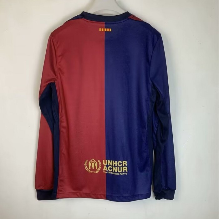 24/25 Barcelona home Long sleeve football jersey