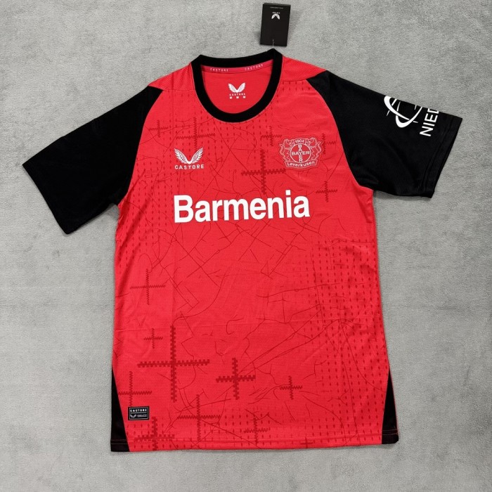 24/25 Bayer Leverkusen Home football Jersey