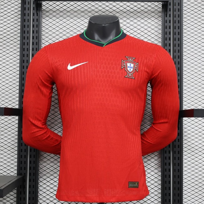 24/25 Portugal home Long sleeved Player Version