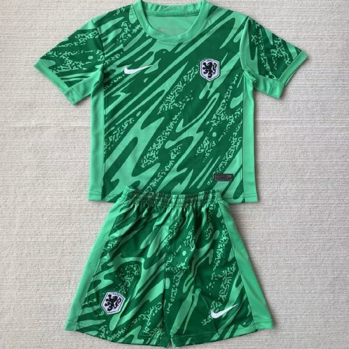 24/25 Netherlands Green goalkeeper  Adult Set