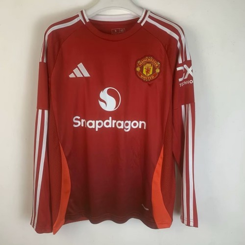 24/25 Manchester United home Long sleeve football jersey